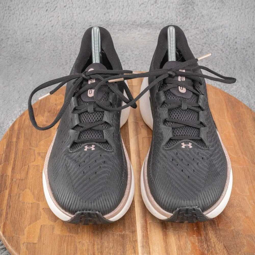 2023‎ Under Armour HOVR Infinite Pro Black Rose Gold Women's Size 9.5